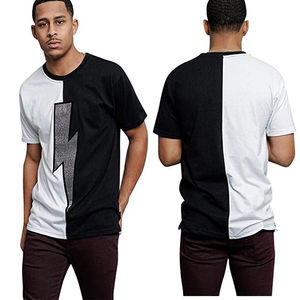 Hombres 150 gramos transpirable 100% algodón camiseta para hombres holgado ajuste holgado impreso tripulación fitness antiarrugas bolsillo - Product Image 6