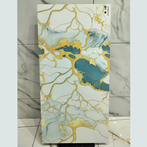 Azulejos de porcelana esmaltada de 600X1200MM pulidos de alto brillo para apartamentos, interiores de vida de lujo, piso de pared de actualización de Hotel - Product Image 1