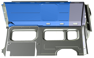 Master XDD x62 L3H2 L2H2 mk4 NV400, ensemble de garnitures intérieures en plastique ABS véritable, avec et sans options de canal d'air - Product Image 4