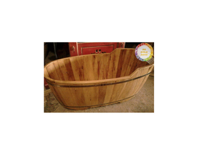Baignoire en bois Design en bois de chêne de qualité supérieure pour le bain intérieur et la décoration de salle de bain fabriquée au Vietnam - Product Image 6