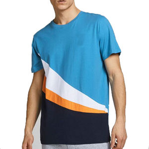 Vente en gros de t-shirts d'entraînement à séchage rapide pour hommes haut de sport de fitness chemise d'entraînement de gymnastique respirant jogging t-shirts décontractés pour hommes - Product Image 3