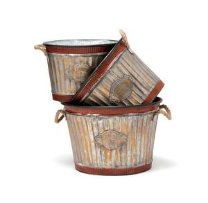 Macetas galvanizadas modernas de diseño de alta tendencia para jardinería urbana con un diseño de metal ligero pero duradero - Product Image 5