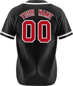 Camiseta de béisbol de alta calidad personalizada, novedad en MOQ bajo, nuevo diseño, impresión digital por sublimación, ropa de béisbol y softbol de verano, novedad - Product Image 6