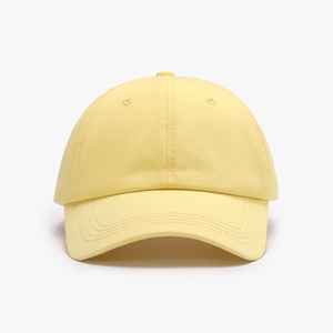 หมวกเบสบอลขอบโค้งผ้าคอตตอนเสื้อผ้าแนวสตรีทแบบลำลองสำหรับ100% ป้องกันแสงแดด6แผงปักด้วยมือสำหรับจิ้งหรีด - Product Image 3