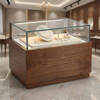 Vitrine éclairée en acier inoxydable sur mesure, durable et de haute qualité, pour boutique de détail, bijouterie, armoire de sol