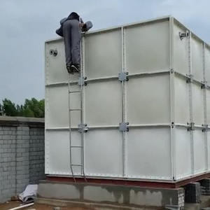 Tanque de Agua de Fibra de Vidrio de 30000 Litros para la Lucha Contra Incendios, Tanque de Almacenamiento de Agua FRP GRP SMC - Product Image 2