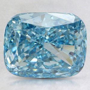 Diamant de laboratoire bleu vif fantaisie, taille ovale, forme fantaisie, couleur rose, avec perçage laser, certifié IGI DD - Product Image 1