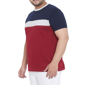 เสื้อยืดออกกำลังกายสำหรับผู้ชายเสื้อสแปนเด็กซ์ขนาดพลัสไซส์ผ้าโพลีเอสเตอร์90% ได้ตามต้องการ - Product Image 4