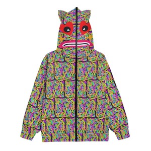 Vente en gros de sweat à capuche avec logo zippé de haute qualité et sur mesure pour hommes streetwear de longueur normale sweat à capuche zippé pour hommes - Product Image 4