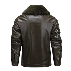 <b>High</b> Quality <b>Top</b> Grain <b>Leather</b> Clothing Autumn <b>High</b> Quality New Arrival Genuine <b>Leather</b> Stylish Winter Men's <b>Leather</b> Jacket with - Product Image 4