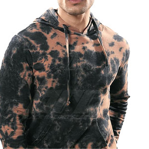 <b>Tie</b> Dye Printing Cotton Blended Hoodies Heavy Duty Unique Style Premium Quality Hoodies For <b>Men</b> - Product Image 5