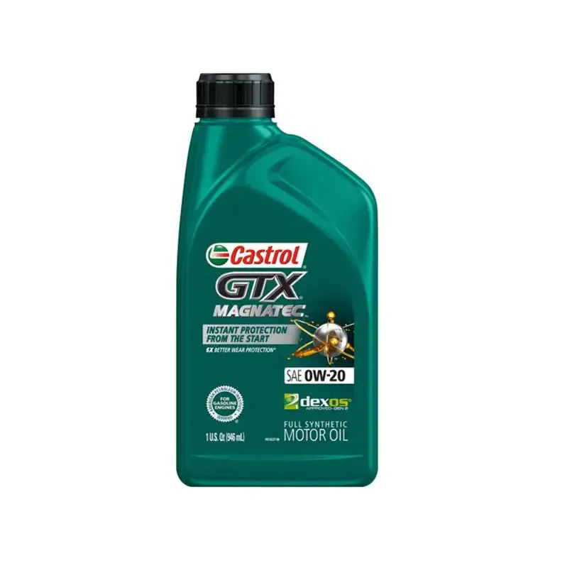 Bán buôn Chất lượng cao Castrol GTX Magnatec 0W-20 đầy đủ tổng hợp dầu động cơ, 1 quart (Gói 6)