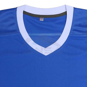 Maillot de hockey sur glace à manches longues pour hommes, maillot d'entraînement de hockey vierge avec manches amples, tissu respirant et évacuant l'humidité - Product Image 4