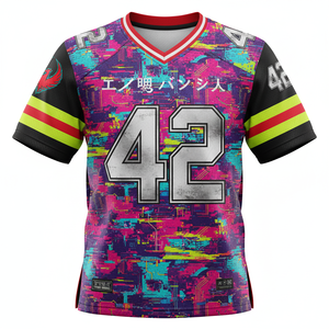 Custom Sublimation Oversized Football <b>Baseball</b> Jersey 3D Wolf Design | <b>Men's</b> Team Uniform Top | OEM/ODM Sportswear Manufacturer - Product Image 5