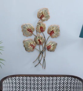 Superb Modern Outdoor Home Decorative Wall <b>Art</b> Panel Handcrafted Iron <b>Leaf</b> Metal Hanging Interior Use Framed Christmas Pattern - Product Image 1