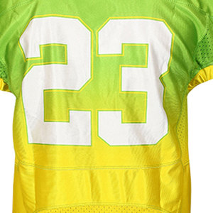 Prix de gros, logo personnalisé imprimé, jersey de football américain en spandex/polyester, haute qualité, manches courtes pour hommes - Product Image 6