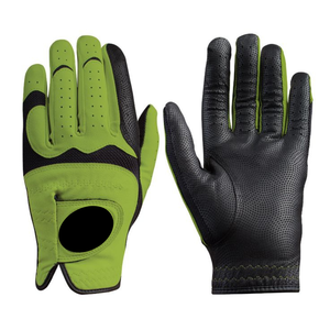 Gants de golf avec logo personnalisé de qualité supérieure pour femmes hommes PU Cabretta cuir synthétique personnalisable taille de couleur main gauche sport - Product Image 1