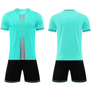 100% poliéster sublimación deporte fútbol Jersey asequible al por mayor hombres equipo de fútbol conjunto - Product Image 3