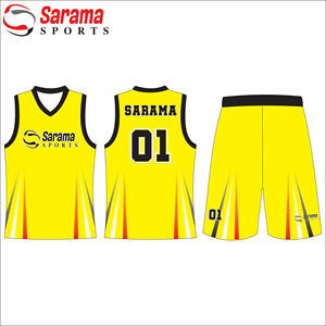 Uniforme de baloncesto de diseño 3d de alta calidad, uniforme de baloncesto con logotipo personalizado impreso - Product Image 2