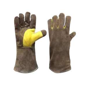 Guantes de soldadura de cuero con dedos completos de primera calidad, Palma de pistola con 100% guantes transpirables y cómodos con estilo, perfectos para uso diario - Product Image 6
