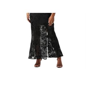 Abito tubino nero Aubrielle di Astr the Label in chiffon con vita naturale - Product Image 6