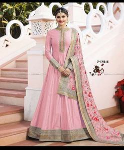 Muñeca de alta calidad de último diseñador, bordado de seda, trabajo Salwar Kameez con Dupatta, distribuidor y distribuidor indio - Product Image 6