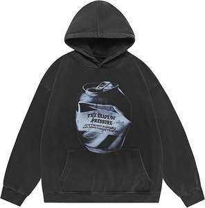 Venta caliente logotipo personalizado invierno Digital 100% algodón suelto ajuste hombres sudadera estilo Casual cómodo ajuste más demandado - Product Image 5