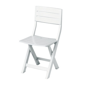 เก้าอี้พลาสติกพับได้ รุ่นกิลดา สีขาว - Product Image 1