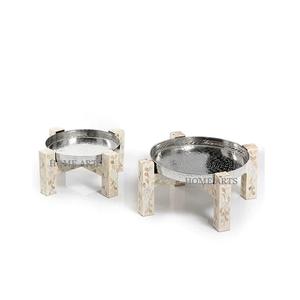 Lot de 2 supports à gâteaux en acier inoxydable et vadrouille de qualité supérieure pour les snacks et les desserts de forme ronde à bas prix - Product Image 5