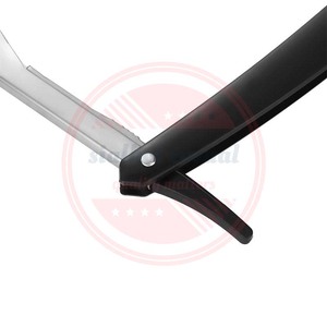 Maquinillas de afeitar rectas con mango de acero, maquinillas de afeitar plegables de calidad superior, maquinillas de afeitar para hombres - Product Image 4