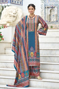 Vêtements et accessoires, costume pakistanais, ensemble de 3 kurtis, salwar kameez de créateur pour mariage et soirée - Product Image 6