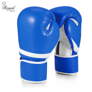 Guantes de boxeo de cuero de PVC profesionales personalizados de 12oz para adultos para entrenamiento y lucha MMA OEM aceptado - Product Image 4