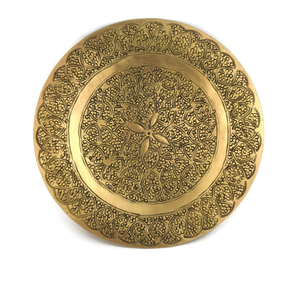 Bandeja Redonda de Metal para Chocolate, Moderna y de Lujo, Artesanía Hecha a Mano, Multifuncional para Hoteles, Tiendas de Regalos, Presentaciones Navideñas - Product Image 6