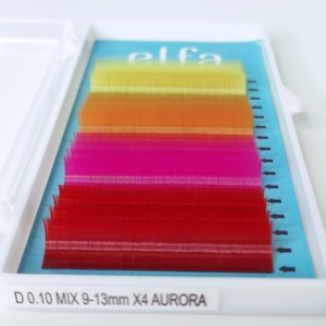 Extensions de cils individuelles colorées de haute qualité, 0,15 mm, faites à la main, naturelles, longues, cils artificiels colorés en provenance du Vietnam - Product Image 2