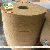 ANNEAU DE POIGNÉE DE CONTRÔLE DES MAUVAISES HERBES DE COCO DE COCO BIODÉGRADABLE/TAPIS DE POIGNÉE DE COCO DE COCO/ARBRE DE MAT DE COCO DE COCO
