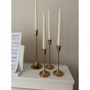 5-Arm <b>Gold</b> Finish Wrought Iron <b>Candelabra</b> with Removable Glass Cylinder Candle Holders Wholesale Customized Metal Candle Stand - Product Image 6