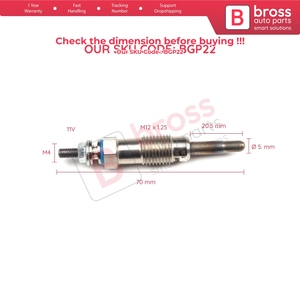 BGP22 1 Piece <b>Heater</b> Glow <b>Plugs</b> GX66 7088988 GV666 0100221146 for - Product Image 5