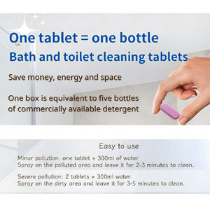 Comprimés de nettoyage non toxiques pour toilettes - Product Image 3