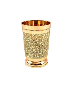 Brass 10-Ounce Mint Julep Cup Elegant Drink Cup Koi - Product Image 1