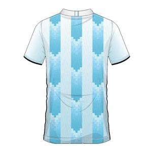 Nom de club entièrement personnalisé imprimé par transfert de chaleur tricoté pour chemise hommes Golf pour impression coupe régulière uniforme de sport personnel - Product Image 6