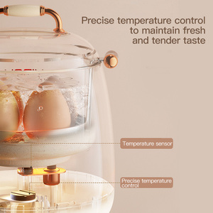 Huevo flan desayuno huevo cocina vapor, reserva multifuncional, cronometrado - Product Image 6