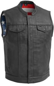 Chaleco de motociclista de cuero genuino para hombre Chaleco de moto Hecho de cuero grueso Chaleco de moto de cuero con el mejor chaleco genuino para hombre - Product Image 6