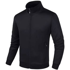 Ensemble de survêtements respirants personnalisés pour hommes | Combinaison de sweat-shirt de jogging vierge à fermeture éclair complète 2 pièces | Vêtements de sport et style décontracté - Product Image 4