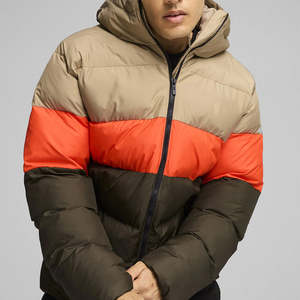 Veste matelassée pour homme 2026, service OEM, design personnalisé, décontractée, hiver, avec rembourrage et blocs de couleur - Product Image 3