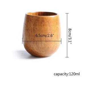Tasse à thé en bois massif écologique 120 ml, tasse à boire artisanale pour le café, le thé, les fêtes, utilisation en cuisine, hôtellerie et vente en gros - Product Image 4