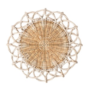 Mantel Individual de Mimbre y Ratán con Diseño Bohemio, Ecológico, Diámetro Personalizable para Decoración de Cocina, Fabricante de Vietnam (Hanoi) - Product Image 3