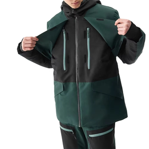 Combinaison de ski imperméable et respirante personnalisée avec coutures thermosoudées pour homme et femme, combinaison de snowboard unisexe, combinaison de snowboard pour homme - Product Image 4
