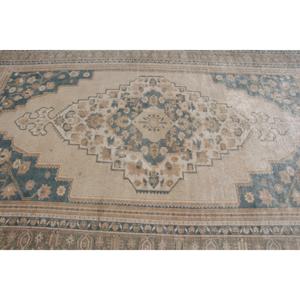 6.3x10.4 ft Turkish Rug, <b>Brown</b> Southwestern Vintage <b>Wool</b> Rug - Product Image 4