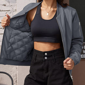 Chaqueta Bomber de Invierno para Mujer, Estilo de Alta Tendencia, el Mejor Producto para Exteriores con Logotipo Personalizado - Product Image 3