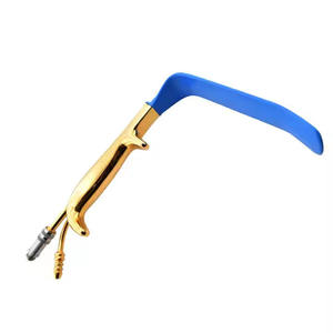 Ferreira Breast Tebbetts Retractor de luz de fibra óptica Manual con o sin dientes en instrumento de cirugía plástica de acero inoxidable - Product Image 1